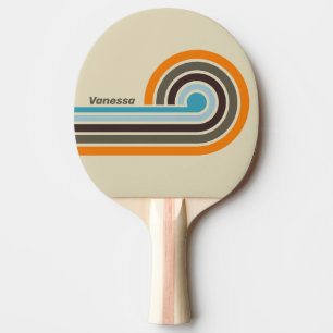 Raquette De Ping Pong Digitales Gant de Renard Rouille avec Nom
