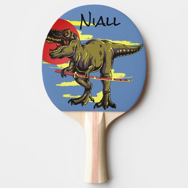 Raquette De Ping Pong Dinosaure tendance (Devant)