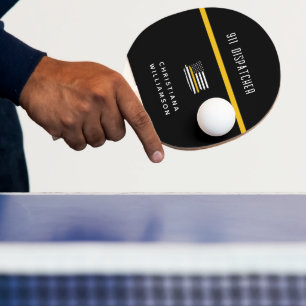 Raquette De Ping Pong Dispatcher de ligne d'or mince personnalisée 911