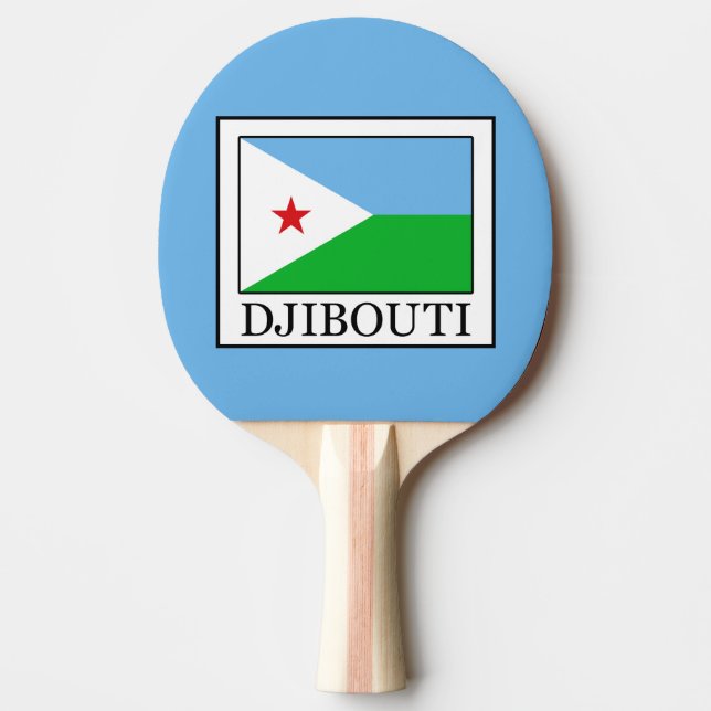 Raquette De Ping Pong Djibouti (Devant)