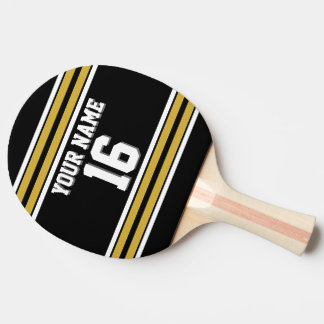 Raquette De Ping Pong do-it-yourself BG Black Gold Team Jersey Numéro pe