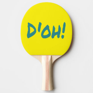 Raquette De Ping Pong D'OH ! Funny Classic 90's