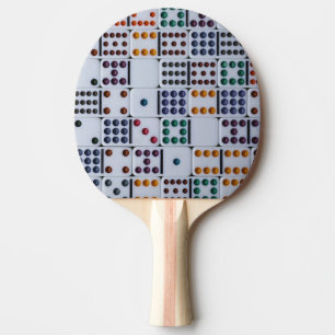 Raquette De Ping Pong Dominos Numéros Jeu