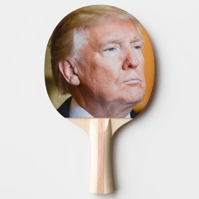 Raquette De Ping Pong Donald Trump Portrait (Devant)