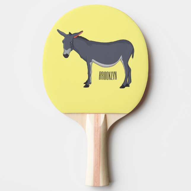 Raquette De Ping Pong Donkey cartoon (Devant)