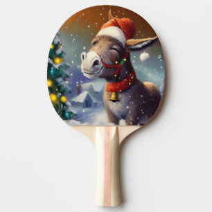 Raquette De Ping Pong Donkey de Noël (1)