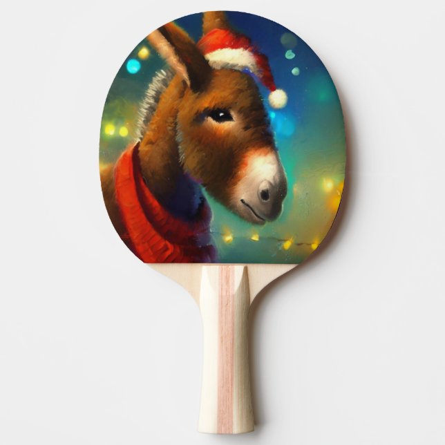 Raquette De Ping Pong Donkey de Noël (3) (Devant)