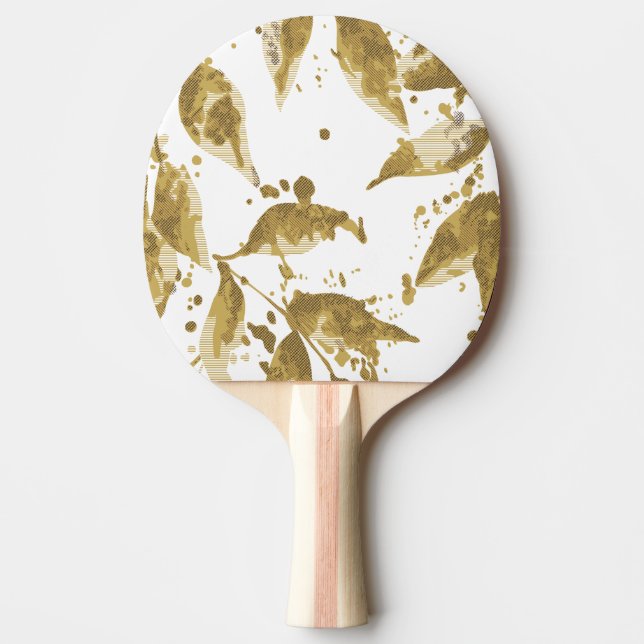 Raquette de Ping Pong | Dos en caoutchouc noir per (Devant)
