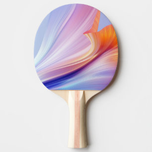 Raquette De Ping Pong Douceur soyeuse de lavande de bonheur floral
