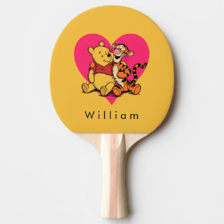 Raquette De Ping Pong Doux Winnie l'ourson et Tigger