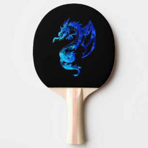Raquette De Ping Pong Dragon bleu de glace