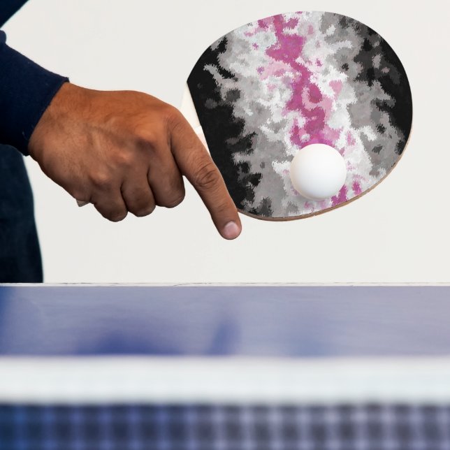 Raquette De Ping Pong Drapeau Abstrait de la Fierté Librafeminine (Insitu)