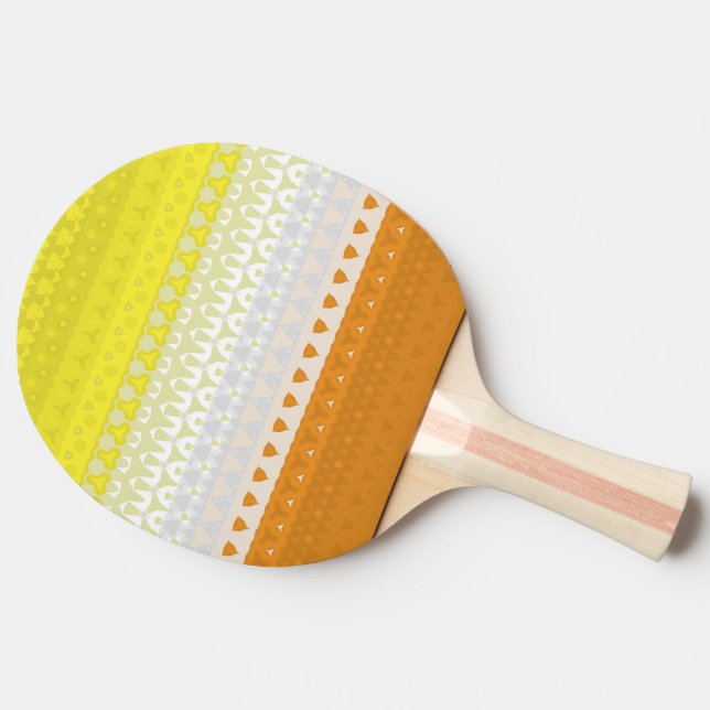 Raquette De Ping Pong Drapeau Abstrait de la Maverique Pride (Côté)