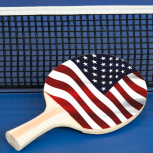Raquette De Ping Pong Drapeau américain