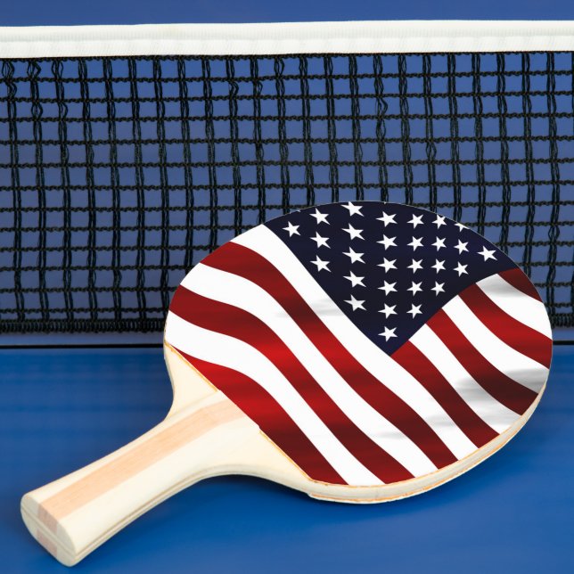 Raquette De Ping Pong Drapeau américain (Insitu)