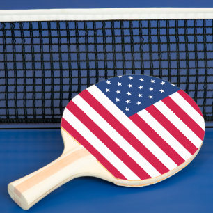 Raquette De Ping Pong Drapeau américain