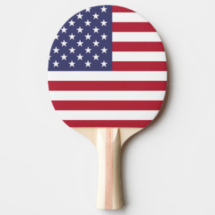 Raquette De Ping Pong Drapeau américain américain