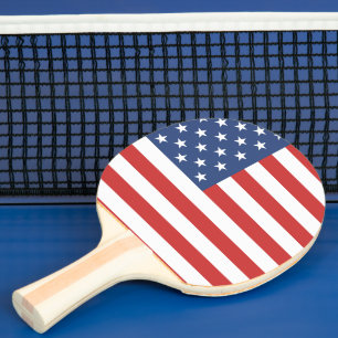 Raquette De Ping Pong Drapeau américain protecteur PING PONG PADDLE