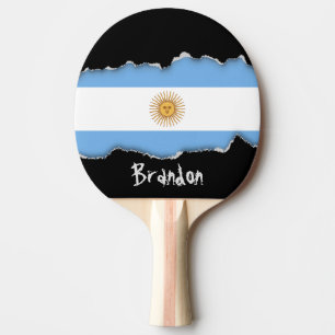 Raquette De Ping Pong Drapeau argentin traditionnel