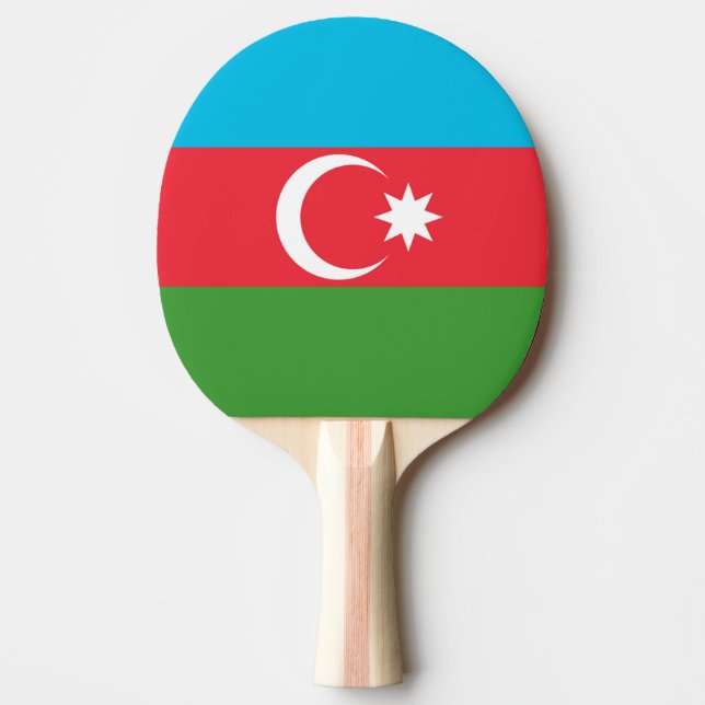 Raquette De Ping Pong Drapeau Azerbaïdjan (Devant)