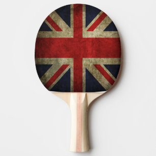 Raquette De Ping Pong Drapeau britannique d'Union Jack de ping-pong de