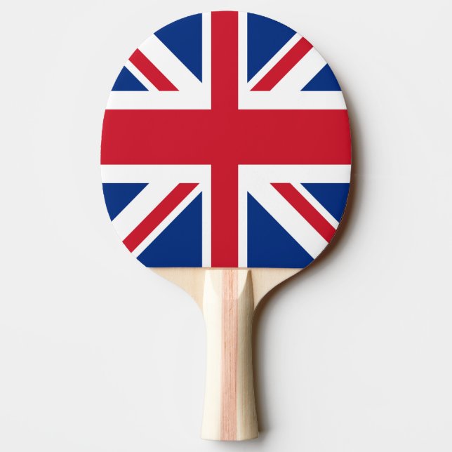 Raquette De Ping Pong Drapeau britannique Royal Union Jack (Dos)