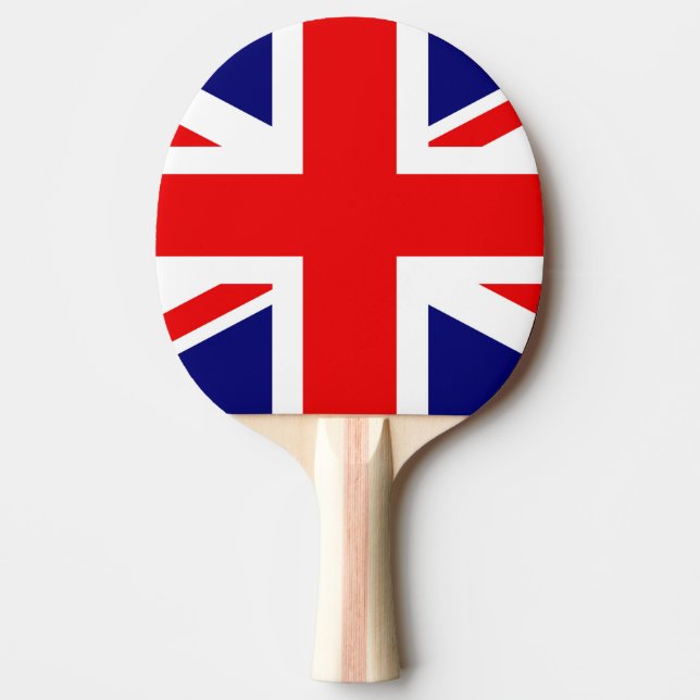 Raquette De Ping Pong Drapeau britannique Royaume-Uni d'Angleterre (Devant)