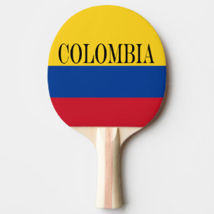 Raquette De Ping Pong Drapeau Colombie - Bandera De Colombia