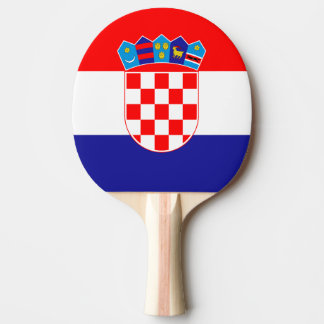 Raquette De Ping Pong Drapeau croate de ping-pong pour le ping-pong