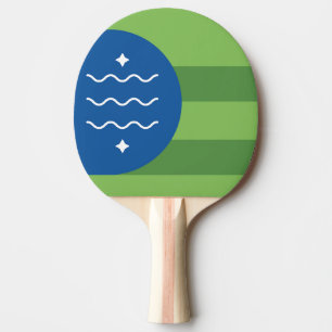 Raquette De Ping Pong Drapeau de Bellingham, Washington