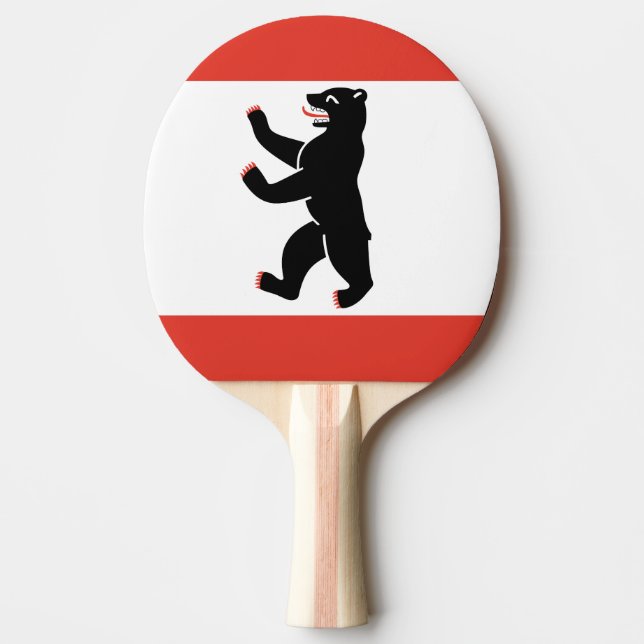 Raquette De Ping Pong Drapeau de Berlin Ping-Pong Paddle (Devant)