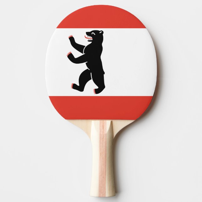 Raquette De Ping Pong Drapeau de Berlin Ping Pong Paddle (Devant)