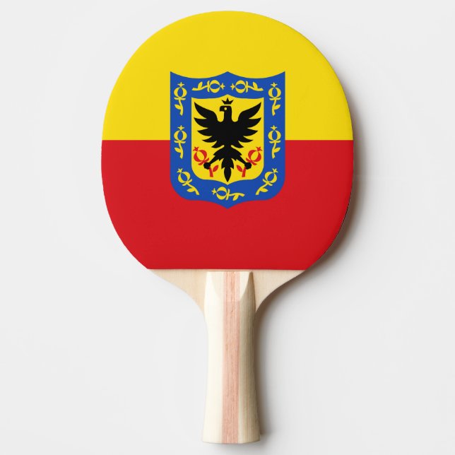 Raquette De Ping Pong Drapeau de Bogota, Colombie Ping Pong Paddle (Devant)