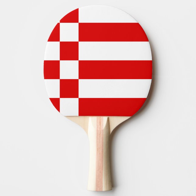 Raquette De Ping Pong Drapeau de Brême Ping-Pong Paddle (Devant)
