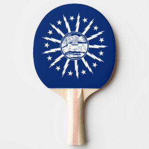 Raquette De Ping Pong Drapeau de Buffalo, New York Ping Pong Paddle