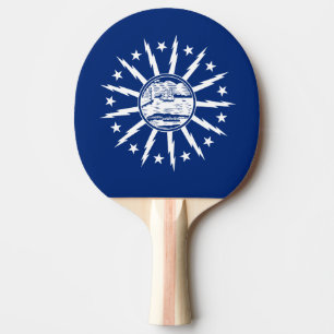 Raquette De Ping Pong Drapeau de Buffalo, New York Ping Pong Paddle