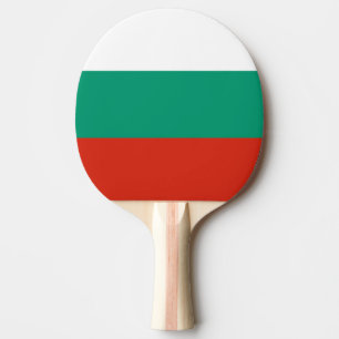 Raquette De Ping Pong Drapeau de Bulgarie