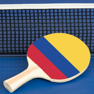 Raquette De Ping Pong Drapeau de Colombie