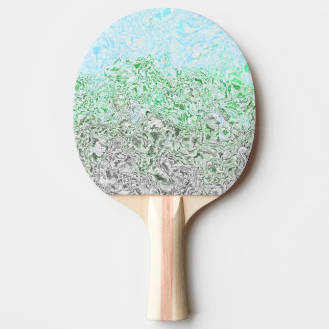 Raquette De Ping Pong Drapeau de fierté Autoromantique Trippy Boho Groov (Devant)