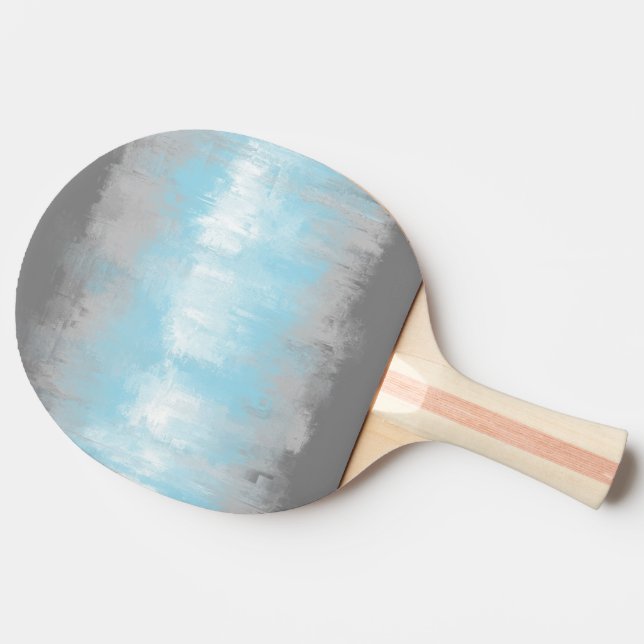 Raquette De Ping Pong Drapeau de fierté demigarçon funky abstrait grunge (Dos Côté)