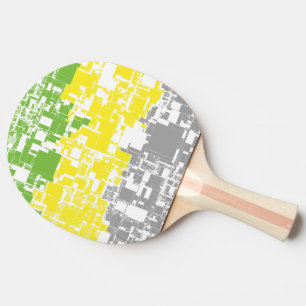 Raquette De Ping Pong Drapeau de fierté lithromantique abstrait funky gé