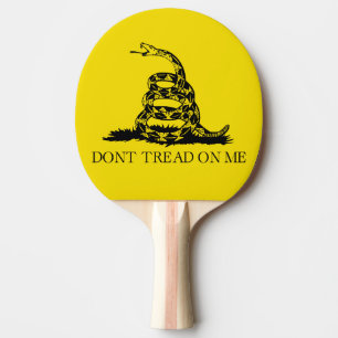 Raquette De Ping Pong Drapeau de Gadsden à serpent à sonnette : Lutte, R