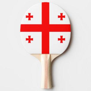 Raquette De Ping Pong Drapeau de Géorgie