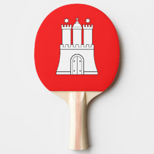 Raquette De Ping Pong Drapeau de Hambourg Ping Pong Paddle