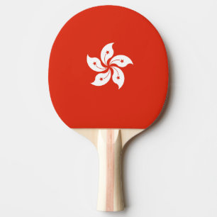 Raquette De Ping Pong Drapeau de Hong Kong