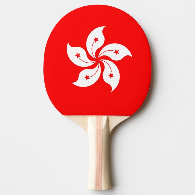 Raquette De Ping Pong Drapeau de Hong Kong (Devant)