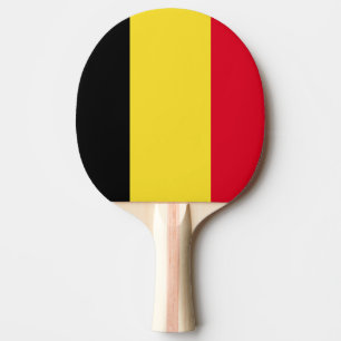 Raquette De Ping Pong Drapeau de la Belgique