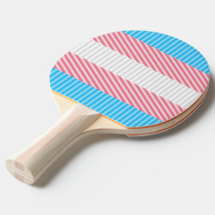 Raquette De Ping Pong Drapeau de la fierté transgenre Abstraite de la ba