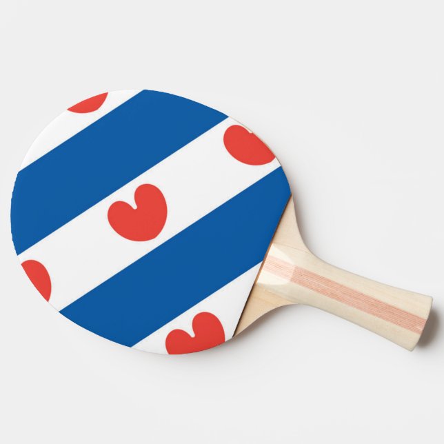 Raquette De Ping Pong Drapeau de la Frise (Côté)