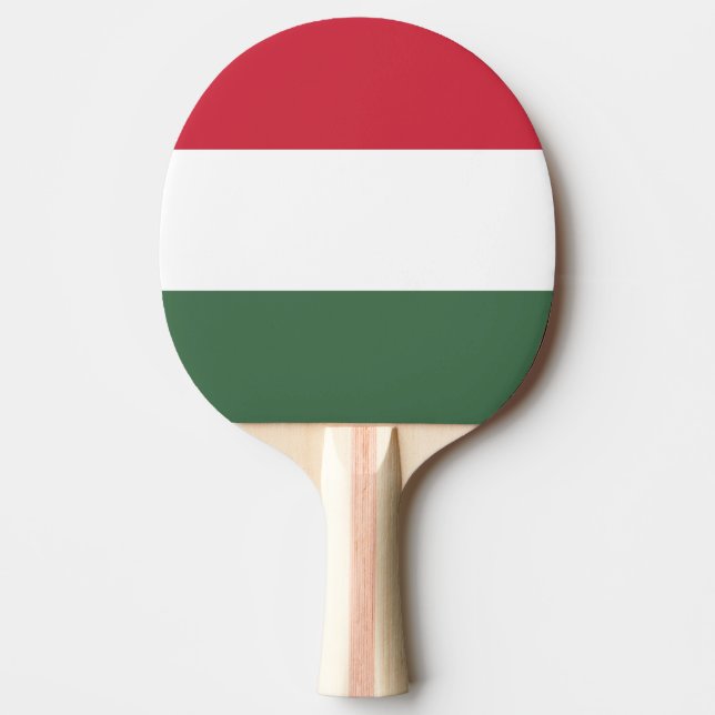 Raquette De Ping Pong Drapeau de la Hongrie (Devant)